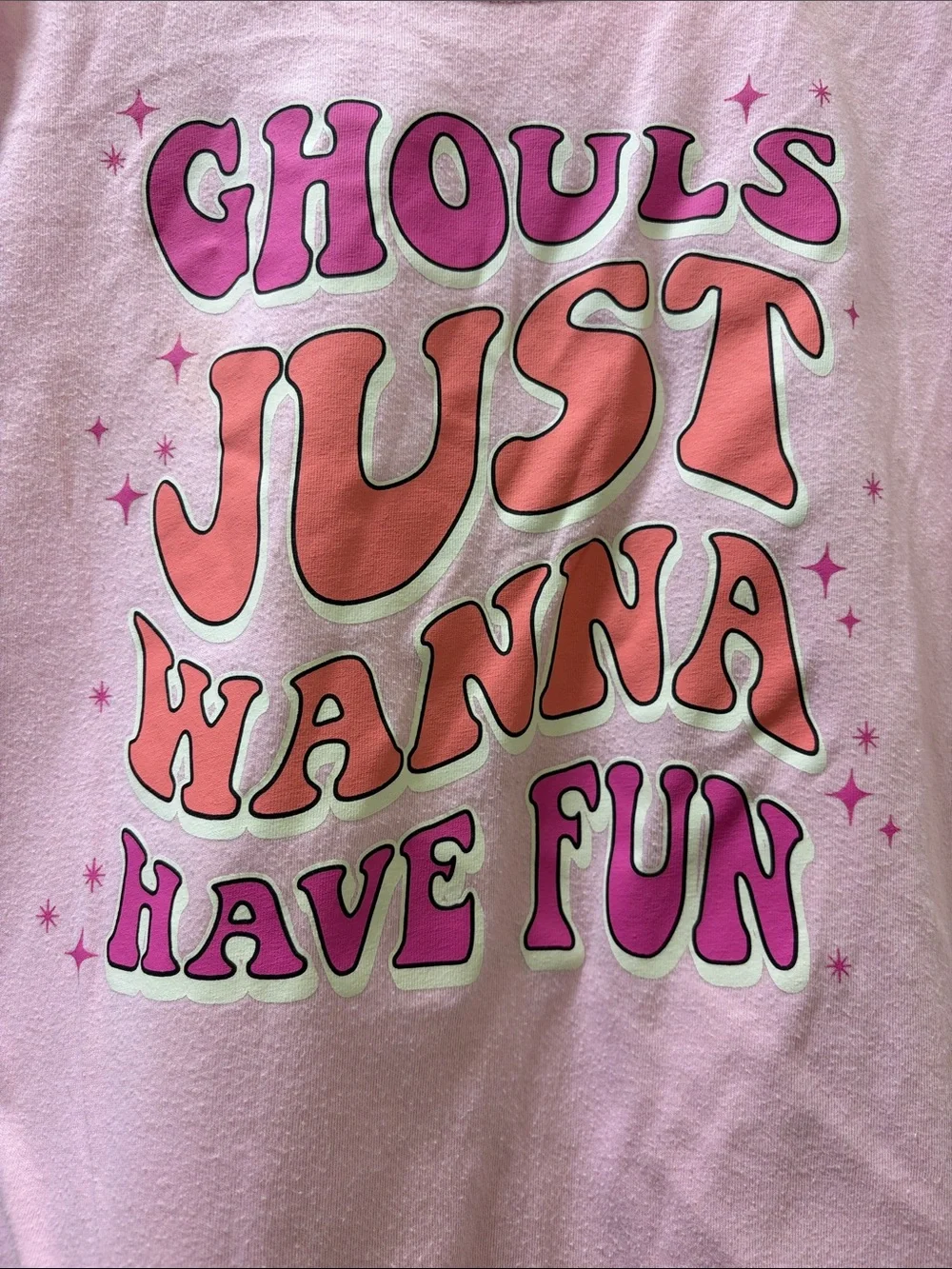 The Children's Place Light Pink Graphic Tee with Retro Candy-Pink Lettering